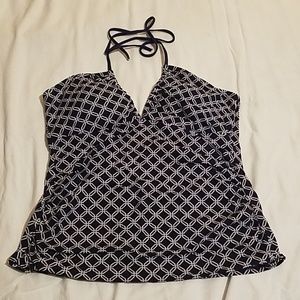 Liz Claiborne Tankini Top 16